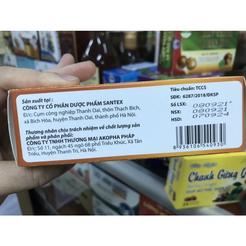 Viên ngậm họng Ô mai mơ mật ong hộp 24 viên