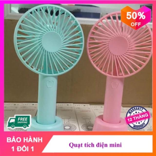 Bán  Quạt mini cầm tay sạc pin các màu có thể thay pin được mode 2020