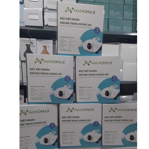 Máy Khử Mùi Xịt Khuẩn NANOMAX / NANO ( tặng 1lọ tinh dầu nano)  - Khử Khuẩn Công Nghệ Nano - Phun Sương Ô Tô