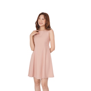 Váy Nữ Sát Nách Dáng Xòe Vải Mango Đứng Dáng SILBER