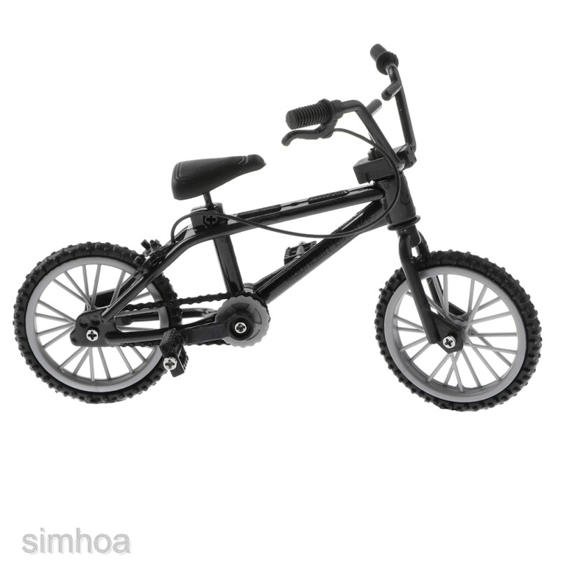 Mô Hình Xe Đạp Mini Bằng Hợp Kim Tỉ Lệ 1: 24 Màu Đen