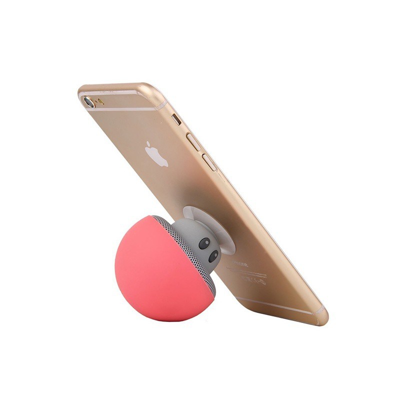 Loa Bluetooth Hình Cây Nấm Có Giác Hút Chân Không Cho Điện Thoại