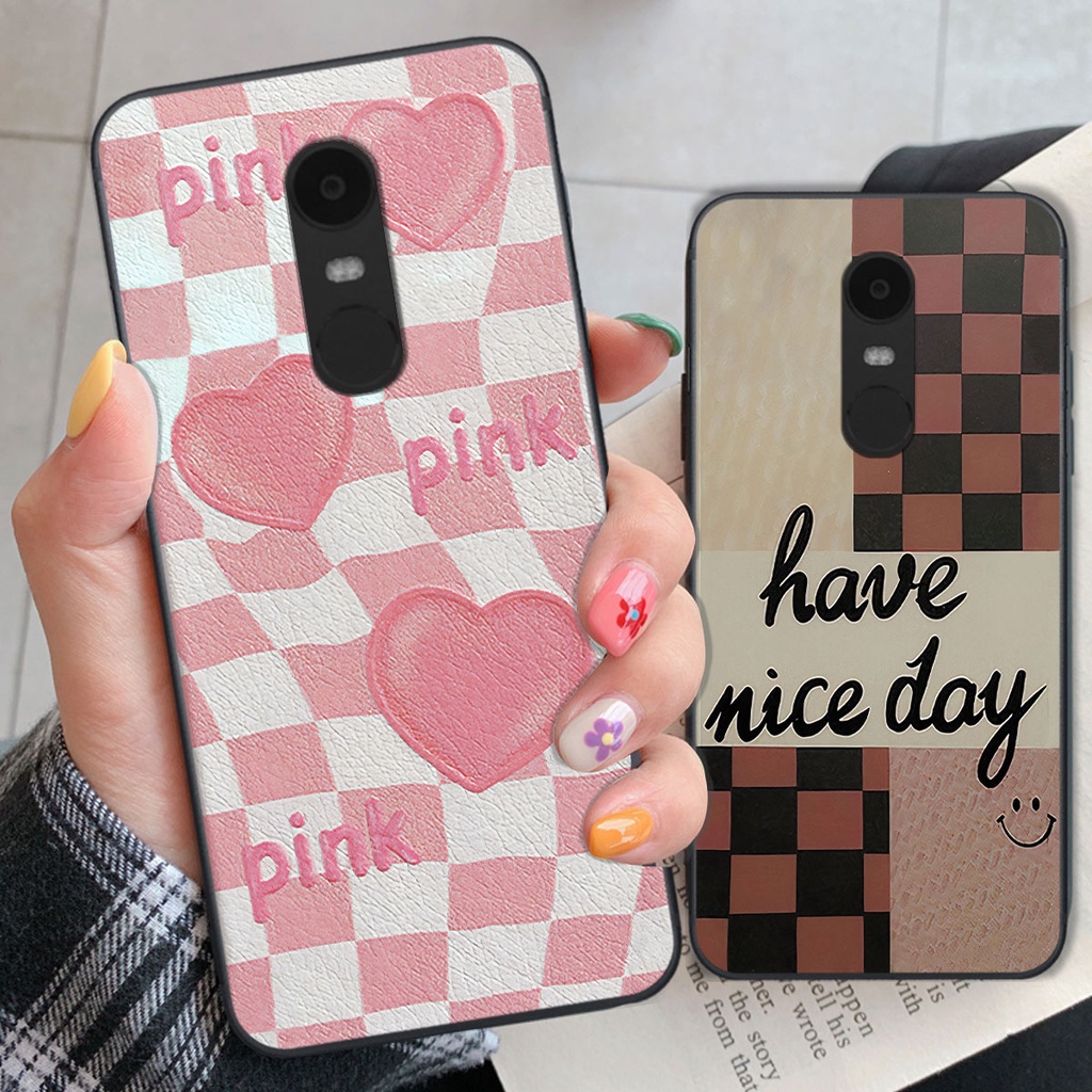 Ốp Xiaomi Redmi Note 4/ Note 4x / Redmi 5 Plus caro trái tim cá tính, thời trang siêu đẹp, siêu phong cách