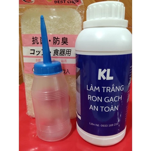 Chất làm trắng ron gạch an toàn