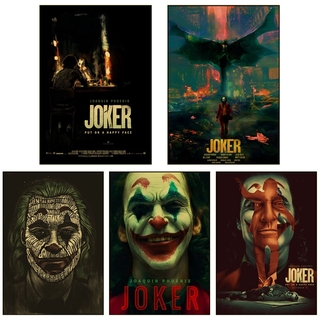 Áp Phích Dán Tường Trang Trí In Hình Joker Chất Lượng Cao Kiểu Vintage
