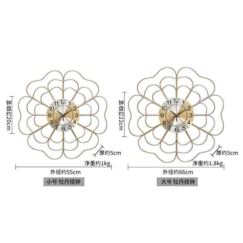 6Bắc Âu hiện đại phong cách đơn giản đồng hồ nhà trang trí phòng khách đồng hồ treo tường câm đi bộ đồng hồ treo tường đồng hồ