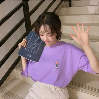 Áo thun nữ form rộng tay lỡ