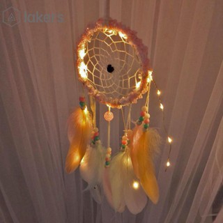 Dreamcatcher Đính Lông Vũ Trang Trí