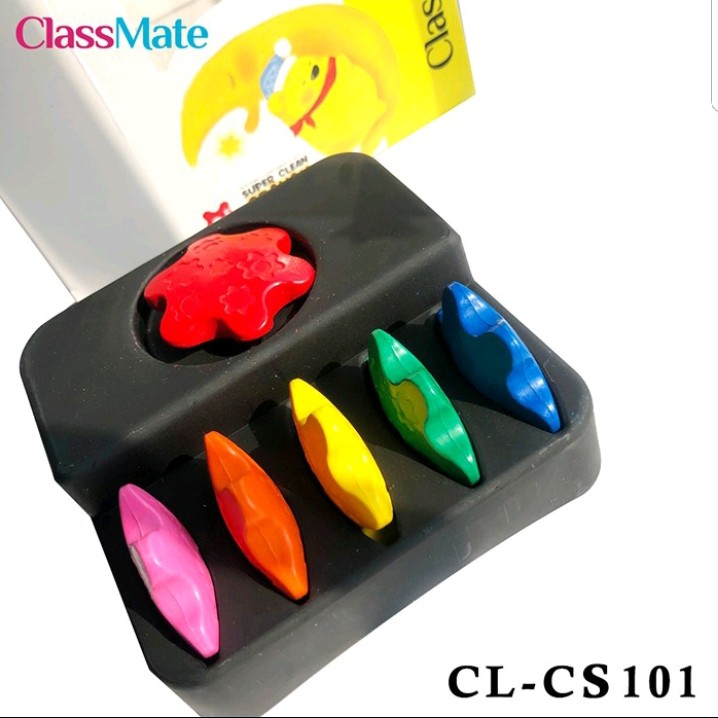 Bộ sáp siêu sạch hình sao 6,màu Classmate CL-CS101