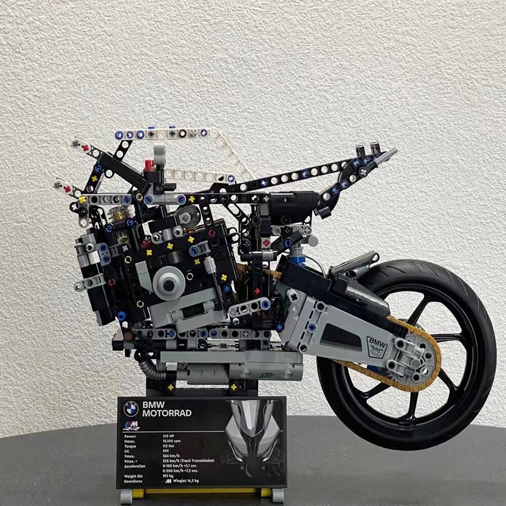 Đồ chơi giáo dục Lắp Ráp mô hình siêu xe technical 1920PCS  BMW M 1000 RR Motorcycle A2118