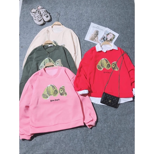 Áo Sweater gấu rơi đầu TC6