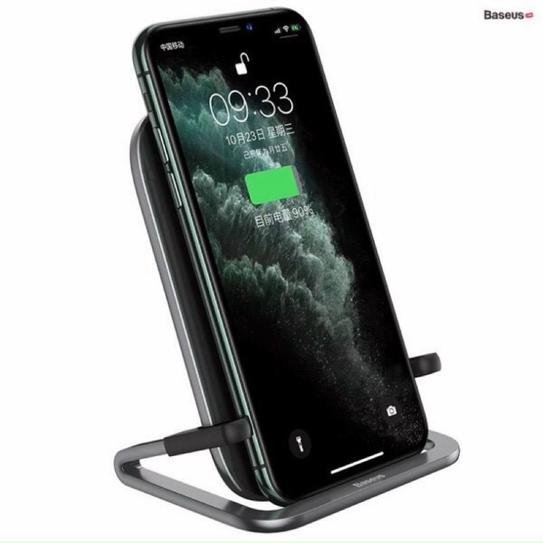Đế xạc nhanh ko dây Baseus 15W cho IPhone, Samsung, Xaomi, Oppo