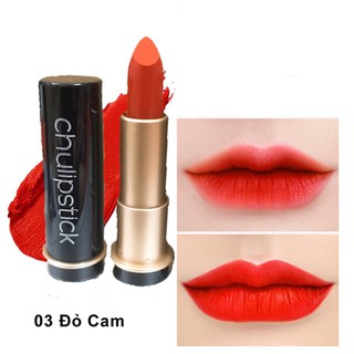 Son Lì Chu Lipstick Dạng Thỏi - Đỏ Cam