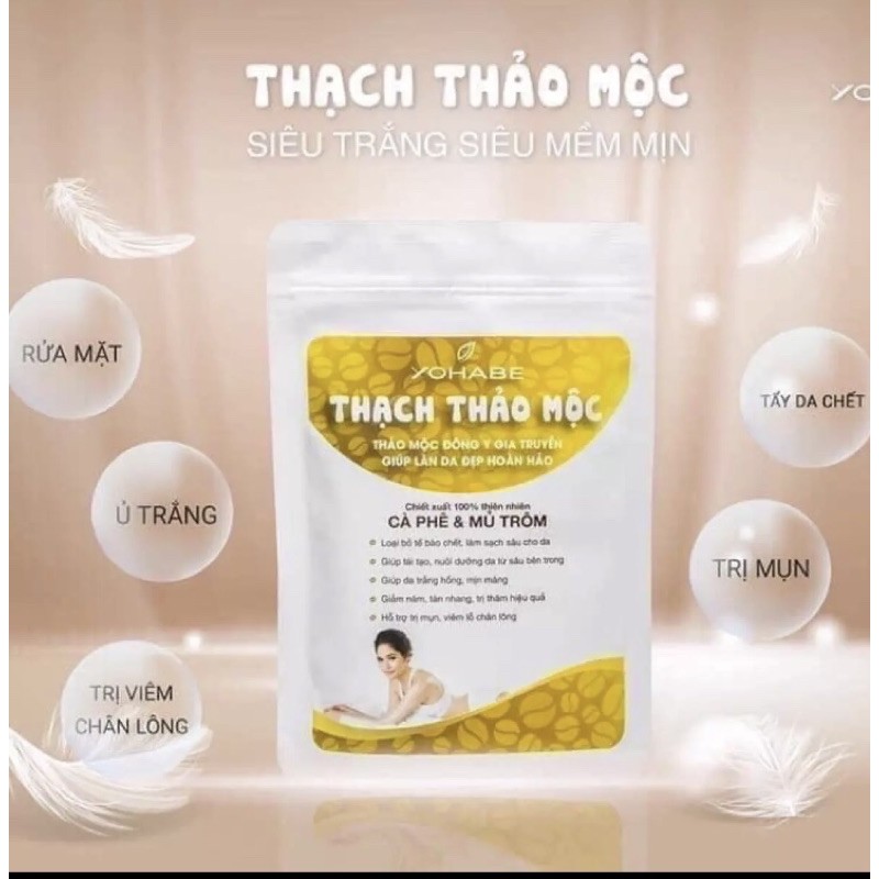 Bột thạch rửa mặt