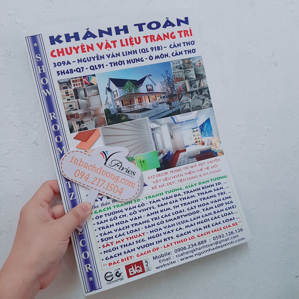 Nhận in catalogue In Bạch Dương