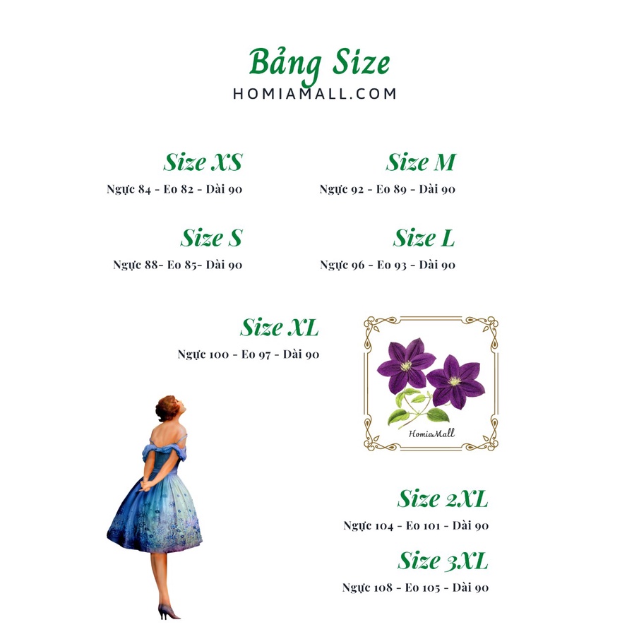 Váy babydoll, đầm babydoll xanh cao cấp HOMIAMALL đủ size 30-90kg bảo hành 1 đổi 1 tận nhà