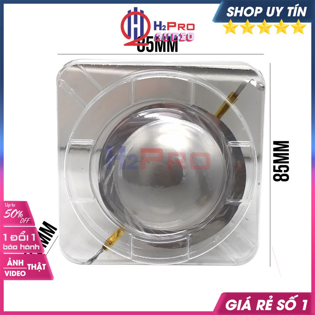 Côn Loa Treble 450, Coil Loa Treble 44.4, Mâm Coil 70Mm, Màng Titan Bạc (1 Chiếc), Thay Thế Côn Tép Titan-H2Pro Audio