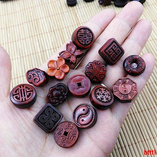 Móc Khóa Gỗ Hồng Mộc Chạm Khắc Thủ Công