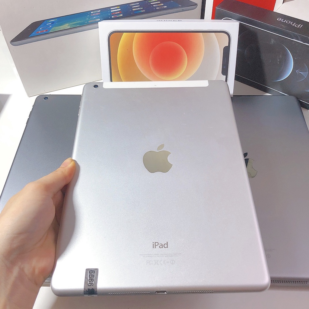 Máy Tính Bảng iPad Air - iPad 5 - Cài Zoom Học Online, Game...màn hình retina sắc nét - tặng phụ kiện khi mua máy.