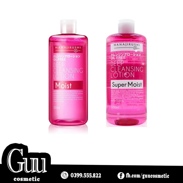 Nước tẩy trang Hanajirushi 500ml - Guu