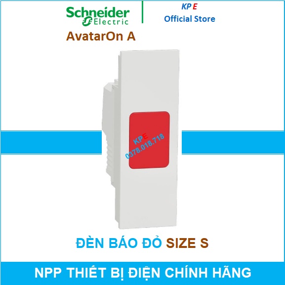 ĐÈN BÁO ĐỎ SIZE S M3TNRD_WE SCHNEIDER AVATARON A - KPE ELECTRIC