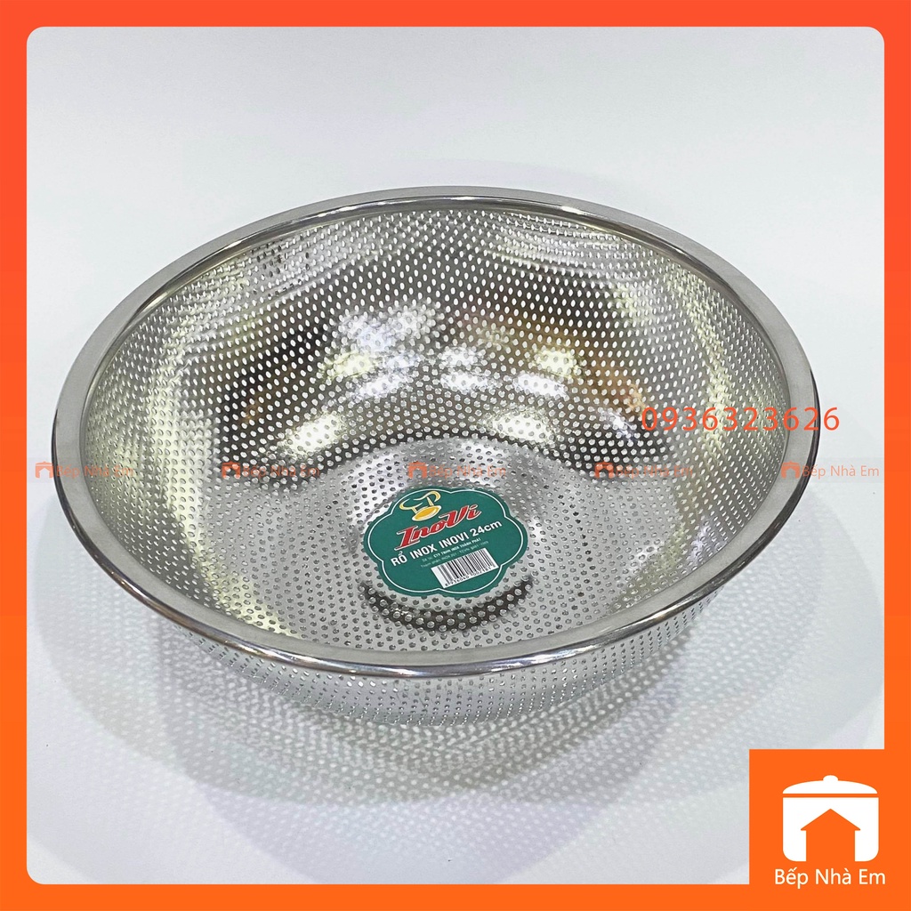 Rổ Inox Cao Cấp INOVI Nhiều Kích Thước - Hàng Việt Nam Sản Xuất