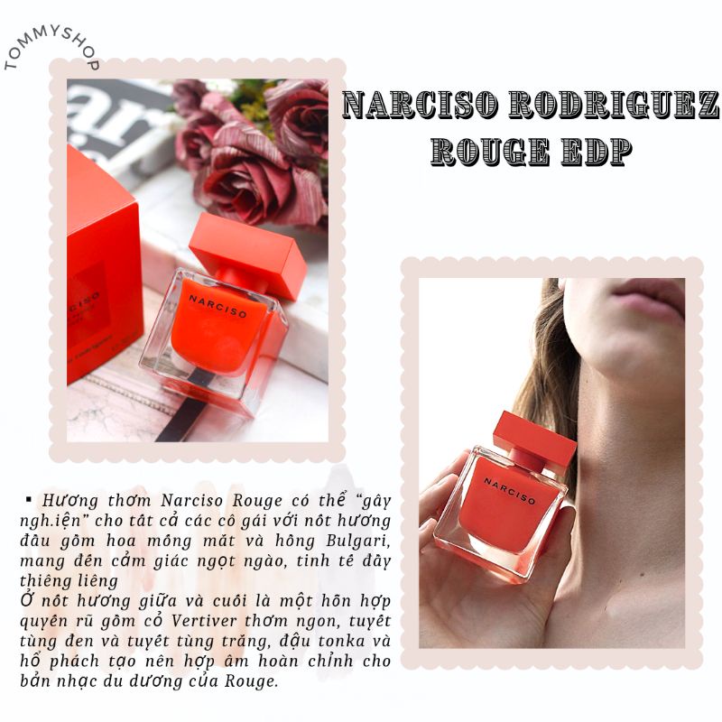 🎊 Ống mẫu nước hoa Narciso Rouge EDP 🌺