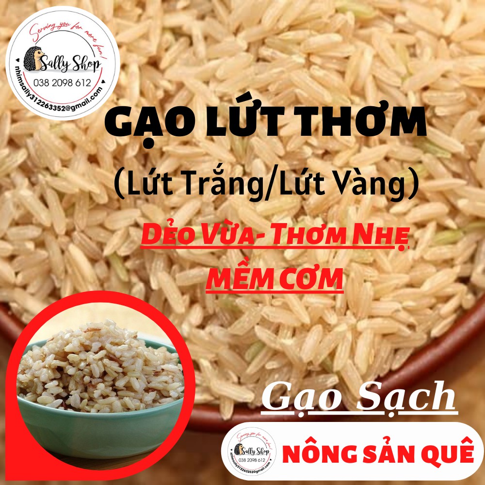 1kg Gạo Lứt Trắng Dẻo Thơm, Mềm Cơm- Nông Sản Quê - Gạo ORGANIC Giảm Cân, Thực Dưỡng | BigBuy360 - bigbuy360.vn