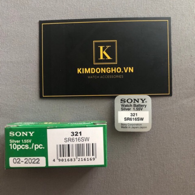 Viên pin đồng hồ Sony 616 chuyên thay pin đồng hồ đeo tay, điều khiển các loại SR616SW - 321