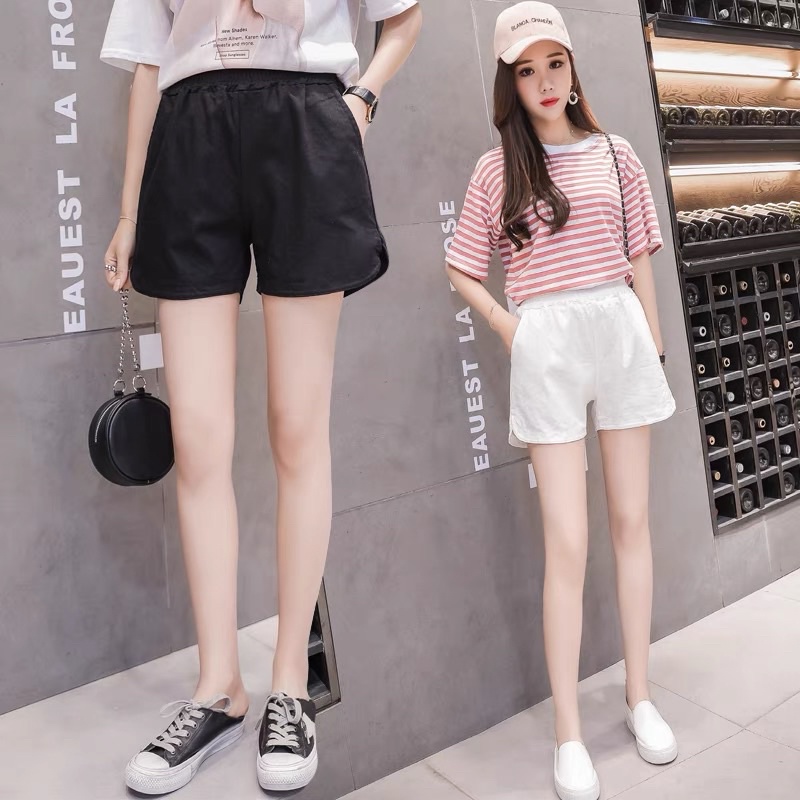 Quần đùi đũi nữ xẻ gấu siêu xinh m032