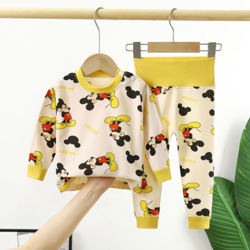 Bộ Thu Đông Cotton Len Bé Trai - Bé Gái Hàng Quảng Châu