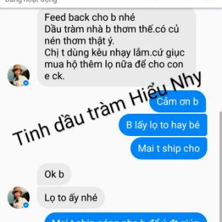 Tinh dầu tràm Hiểu Nhy {Tặng kèm lọ tràm mini tiện dụng}