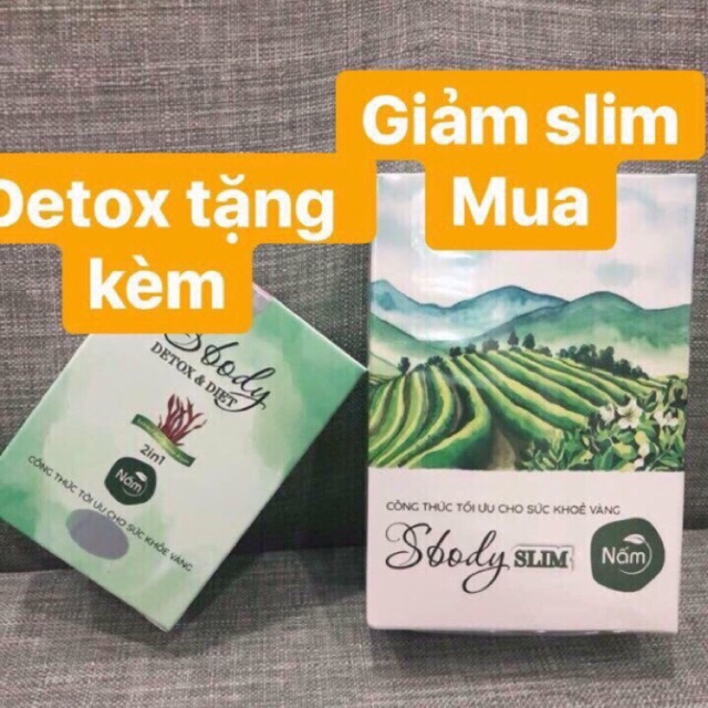 Giảm cân sbody nấm (tặng kèm detox )