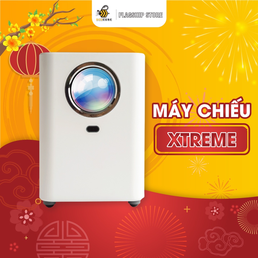 Máy Chiếu Mini Beecube Xtreme Chiếu Độ Phân Giải Full HD- Hỗ Trợ Đầu Vào 4K- Bảo Hành Chính Hãng 12 Tháng