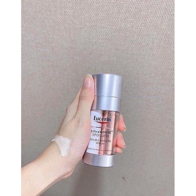 Serum Giảm Thâm Nám Eucerin UltraWHITE + Spotless Double Booster Serum 30ml 2in1 -Tinh Chất Dưỡng Trắng Da