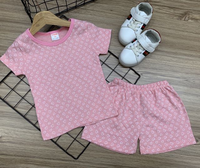 Bộ cotton xuất Nhật hàng hè siêu đẹp cho bé gái - Bộ bé gái