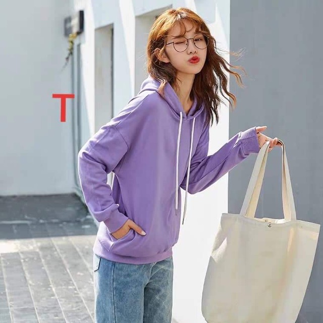 bst Áo hoodie trơn TĐ5109 03