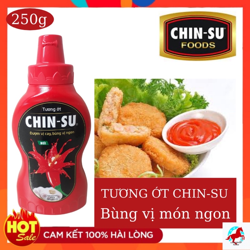 Tương ớt Chinsu 250g Đượm vị cay; bùng vị ngon .