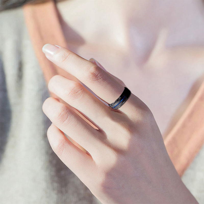 Nhẫn đeo tay nhiều kích cỡ tùy chọn 8mm phong cách vintage thời trang cho nam/ nữ ...
