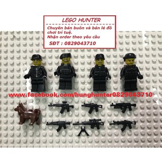 Lego Army Military : Set 4 lính đặc nhiệm giá rẻ