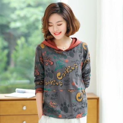 Áo Thun Dài Tay Form Rộng Phong Cách Trẻ Trung Dành Cho Nữ