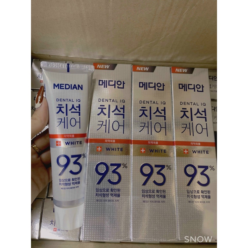 Mới về - Kem đánh răng MEDIAN Dental IQ Toothpaste 93% Hàn Quốc- 120gr