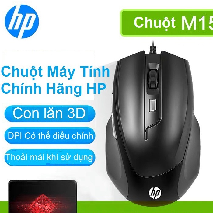 Chuột Máy Tính Có Dây Chuột Gaming HP M150 Chuột Laptop PC Mouse Chơi Game Văn Phòng