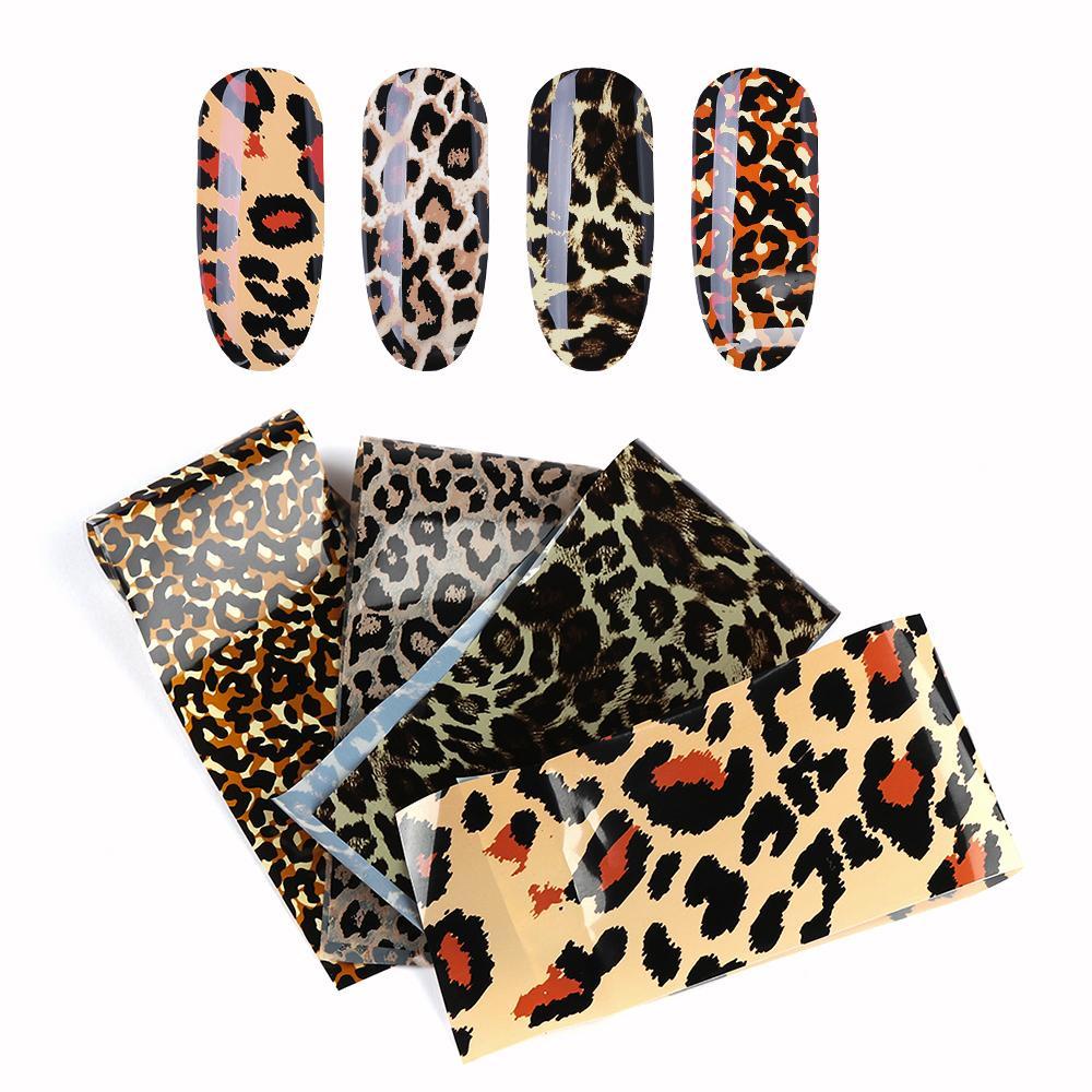 Bộ 4 Tấm Hình Dán Trang Trí Móng Tay Họa Tiết Bầu Trời Sao 3D Độc Đáo