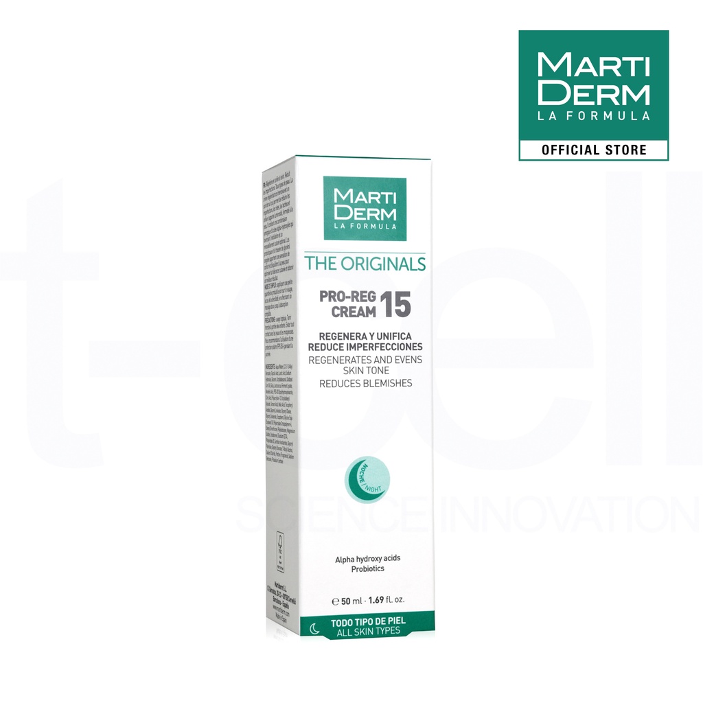Kem dưỡng đêm tái tạo da chuyên sâu 15% AHA - MartiDerm The Originals Pro Reg 15 Cream