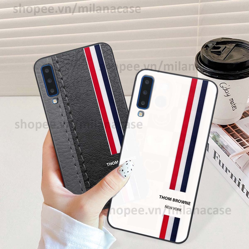 Ốp Samsung A7 2018 / A9 2018 in hình các thương hiệu nổi tiếng trẻ trung thể thao cá tính