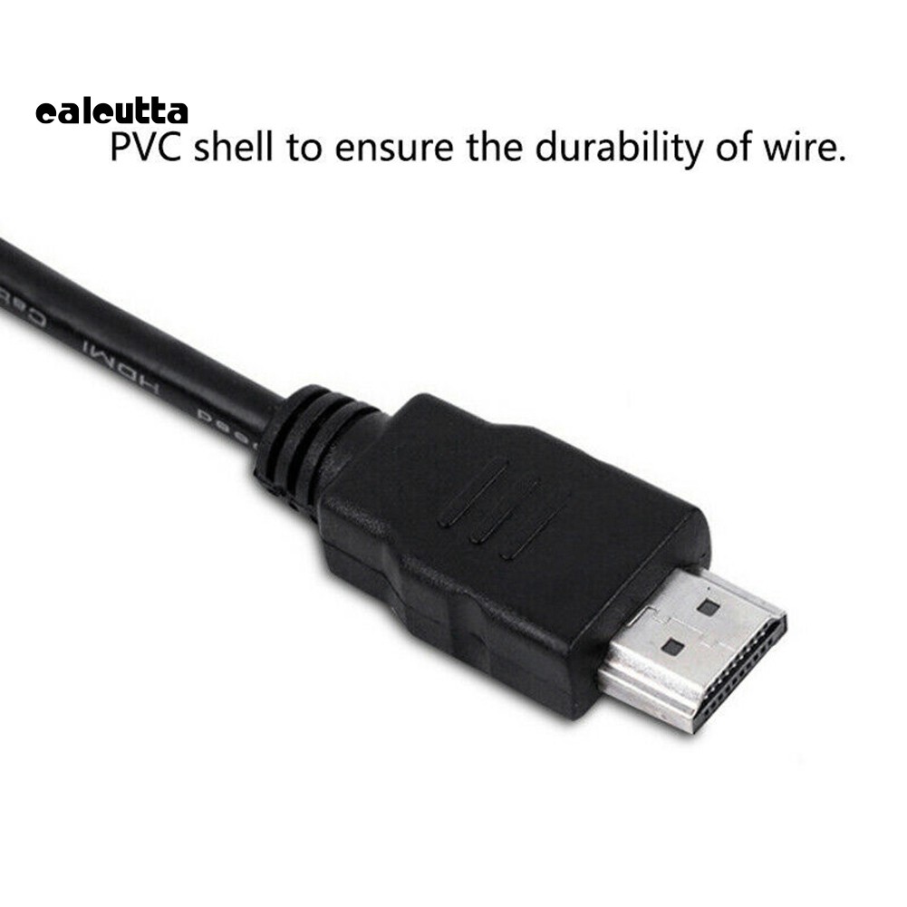 ✡COD✡0.5/1.5/1/2/3m 1080P HD HDMI V1.4 Male to Male Adapter Cable for TV DVD Monitor