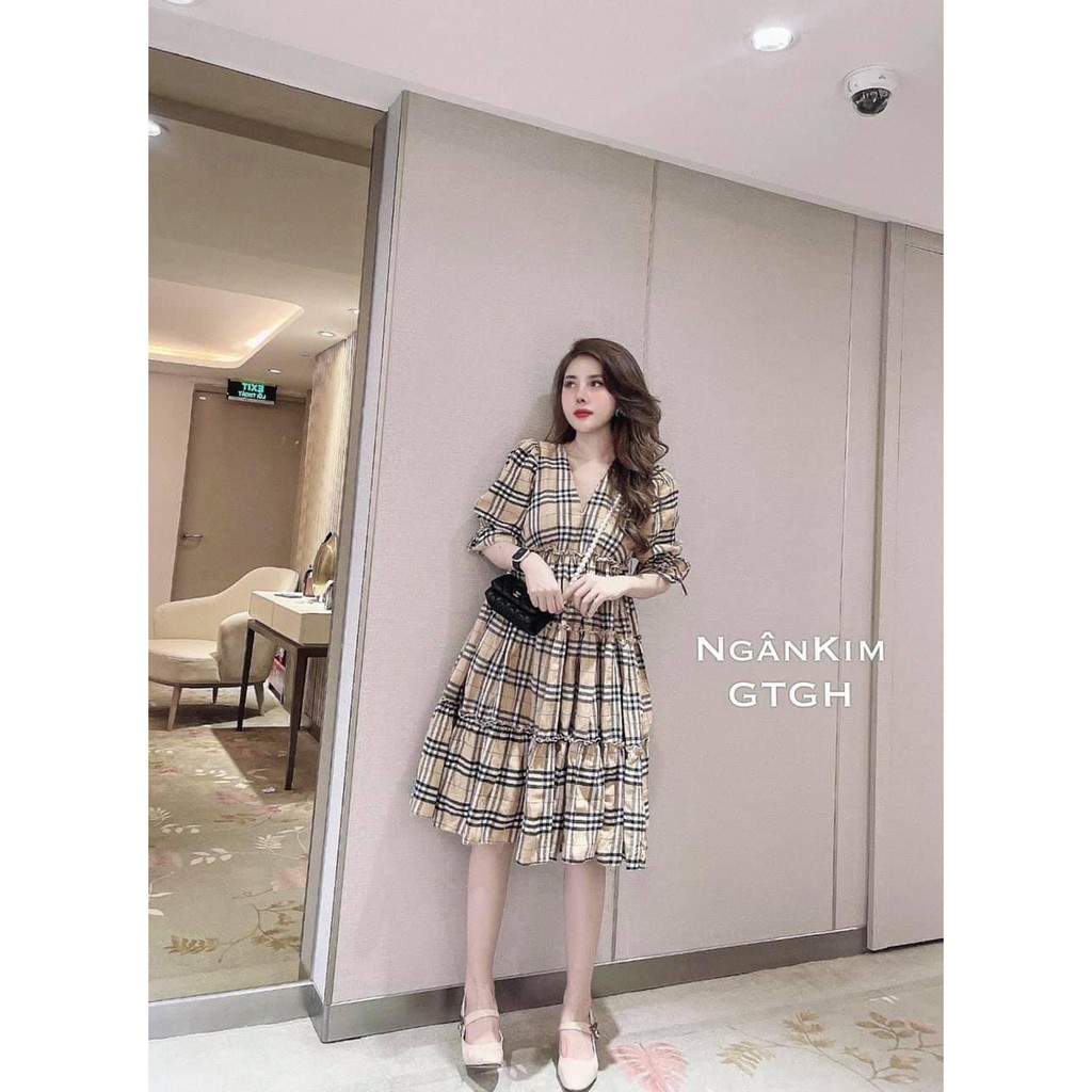 VÁY KẺ BBR BABYDOLL QUẢNG CHÂU CỰC HOT V30 | BigBuy360 - bigbuy360.vn