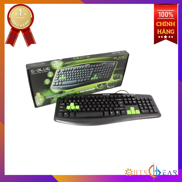 Bàn Phím có dây EBLUE 046BK dùng cổng USB Chính hãng - chuyên văn phòng