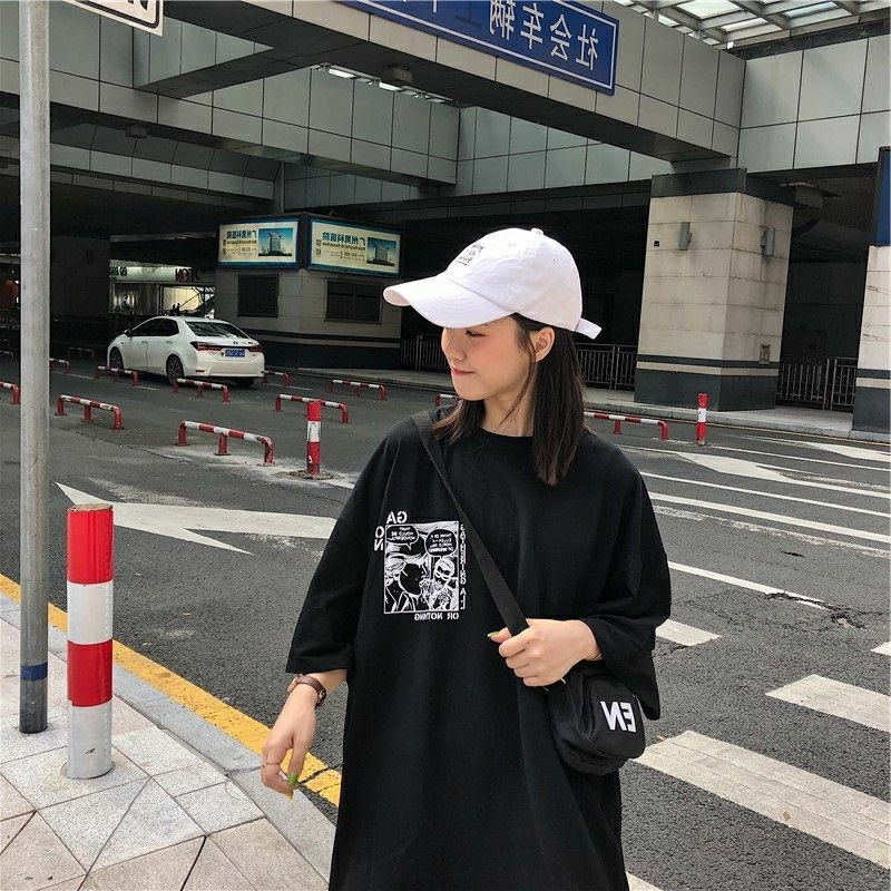 Áo Thun Nữ Tay Lỡ Form Rộng Unisex Ulzzang